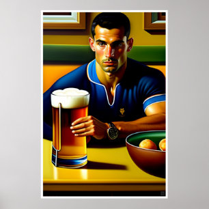 Póster Después del juego - Rugby Art Print
