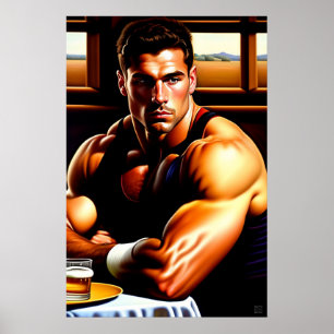 Póster Después del juego - Rugby Art Print