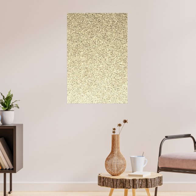 Póster Destellos suaves de luz dorada (Salón 3)