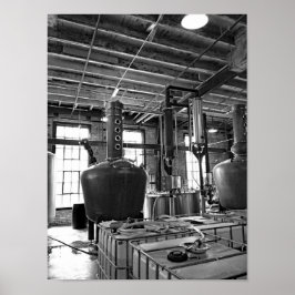 Póster Destilación De Fotos En Blanco Y Negro