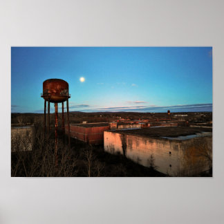 Póster Destilería Whiskey Abandonada Linfield PA