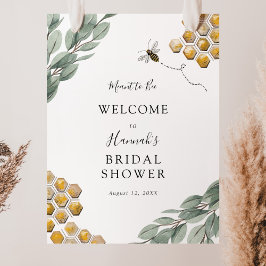 Póster Destinado a ser una bienvenida de ducha nupcial de