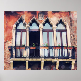 Póster Destinations   Rustic Venice Building