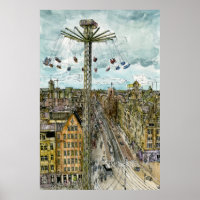 Destinations | Watercolor European Swing Ride