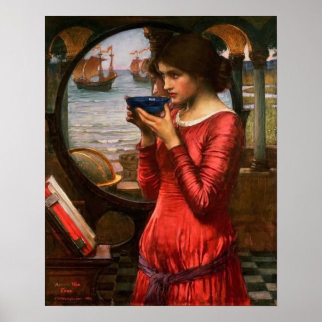Póster Destino de John William Waterhouse Poster (Frente)