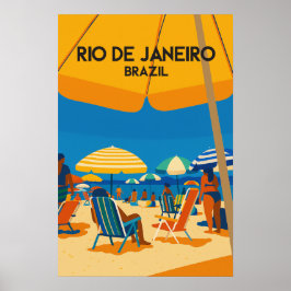 Póster Destino de vacaciones de verano