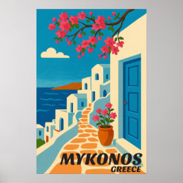 Póster Destino de vacaciones de verano