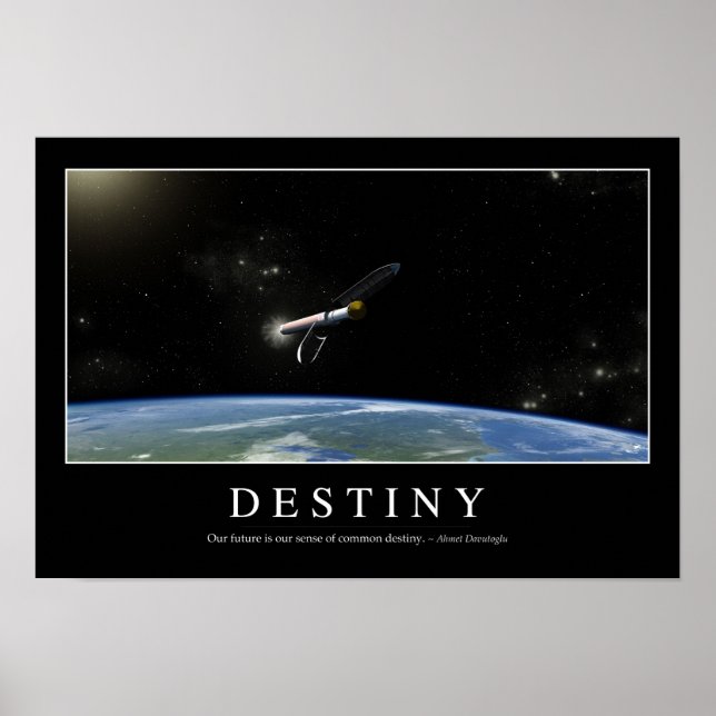 Póster Destino: Inspirador presupuesto 1 (Frente)