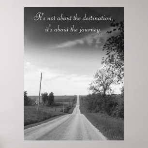 Póster Destino, poster inspirador de la cita del viaje
