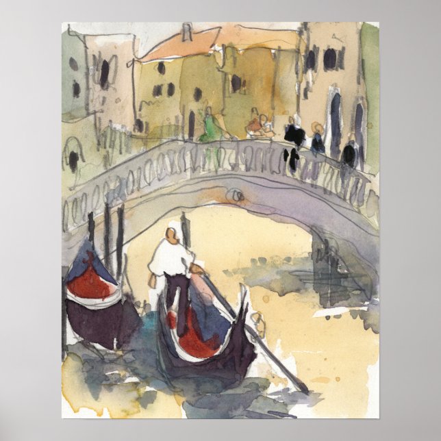 Póster Destinos | Venice Plein Air Gondola Ride (Frente)