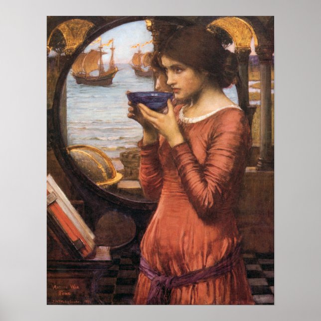 Póster Destiny - John William Waterhouse (Frente)