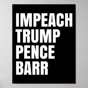 Póster Destituir a Trump Pence Rr 1