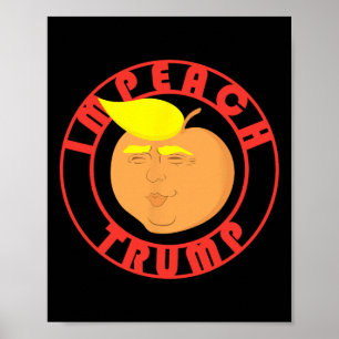 Póster Destituir a Trump - Política de libertad divertida