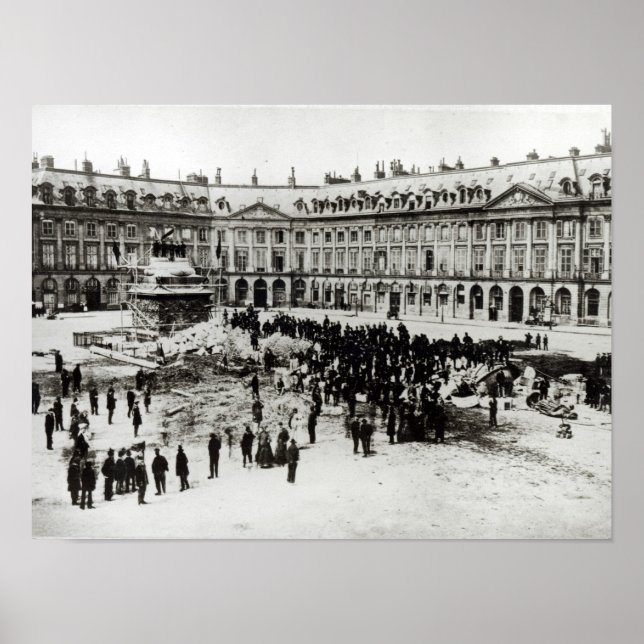 Póster Destrucción de la columna Vendome (Frente)