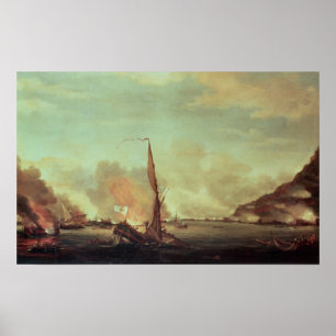 Póster Destrucción de las baterías de flotación en