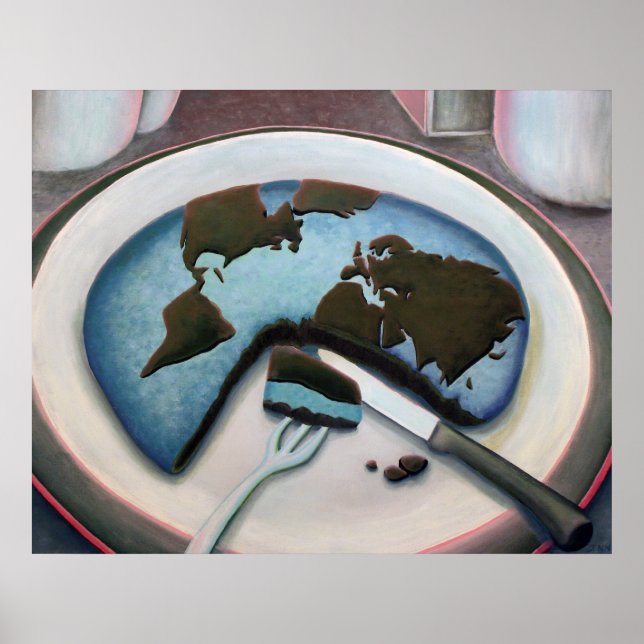 Póster Destrucción global (Frente)