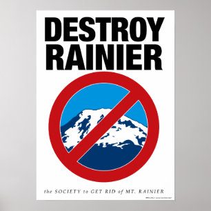 Póster Destruir Rainier