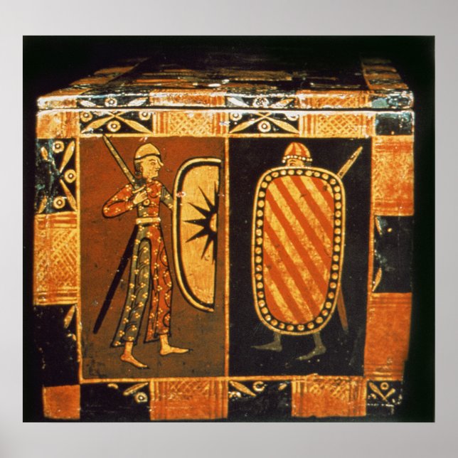 Póster Detail from a wedding chest (Frente)