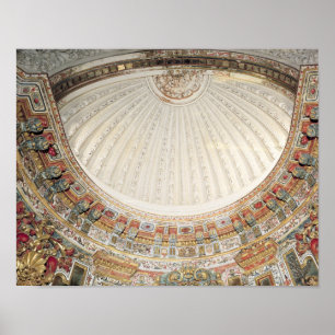 Póster Detail of the vault from the Chapel