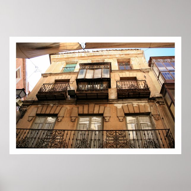 Póster Detalle arquitectónico de Toledano (Frente)