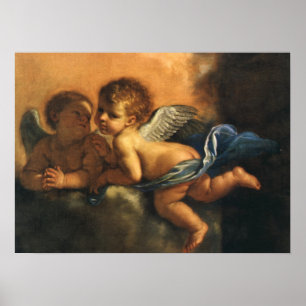 Póster Detalle de ángel, santos patrón de Módena por Guer