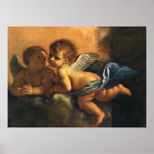 Póster Detalle de ángel, santos patrón de Módena por Guer (Frente)