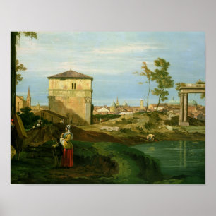 Póster Detalle de "Capriccio con motivos de Padua"