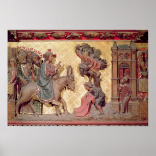 Póster Detalle de la entrada de Cristo en Jerusalén