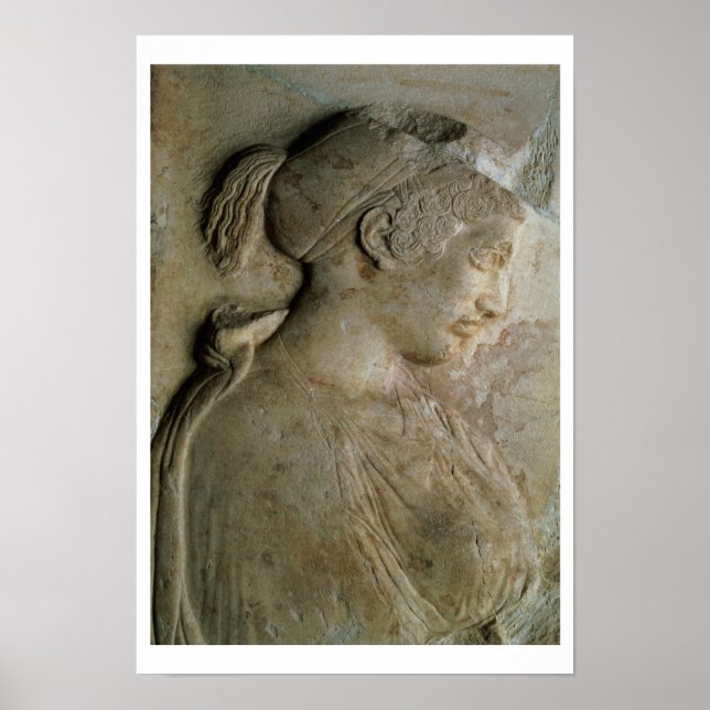 Póster Detalle de la estatua de Philis, de Thasos, c.5t (Frente)