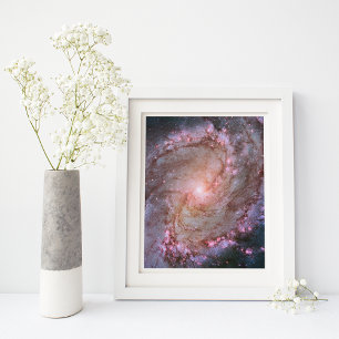 Póster Detalle de la galaxia espiral M83