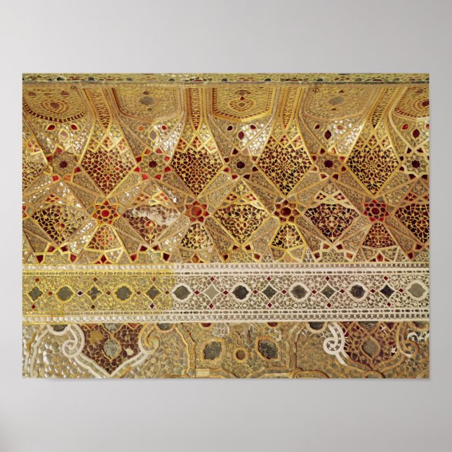 Póster Detalle de la Galería de Espejos (Frente)