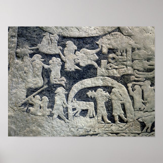 Póster Detalle de la leyenda de Valhalla (Frente)