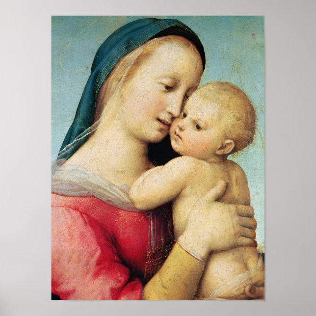 Póster Detalle de la Madonna 'Tempi', 1508 (Frente)
