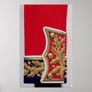 Póster Detalle de la manga de un uniforme del ejército