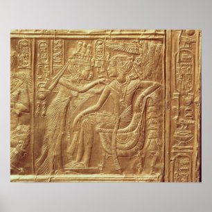 Póster Detalle de la pequeña capilla de Tutankhamun