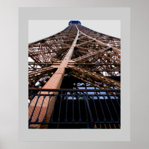 Póster Detalle de la Torre Eiffel