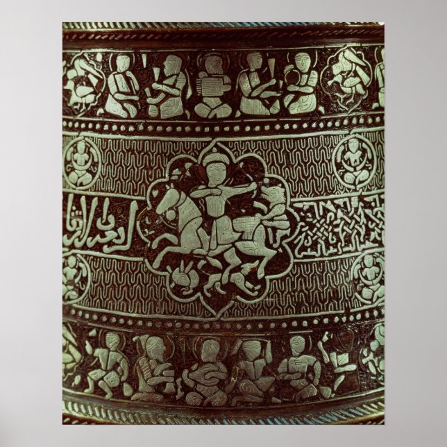 Póster Detalle de una lámpara, de Egipto, 1282 (Frente)