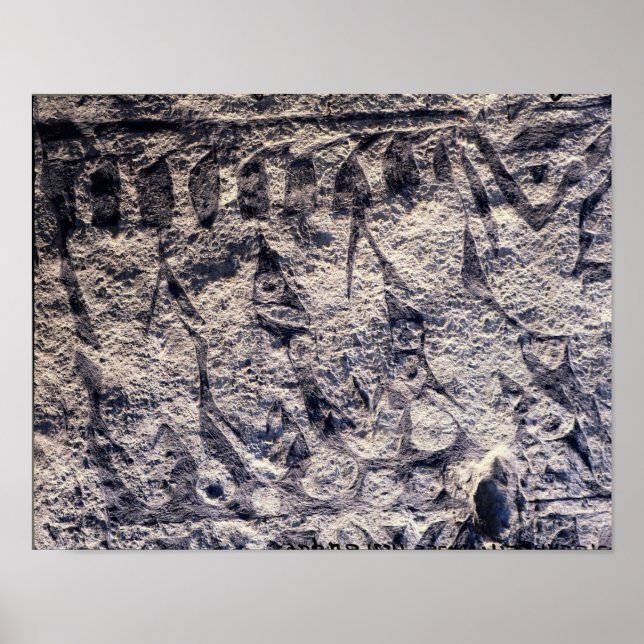 Póster Detalle de una procesión ritual (Frente)