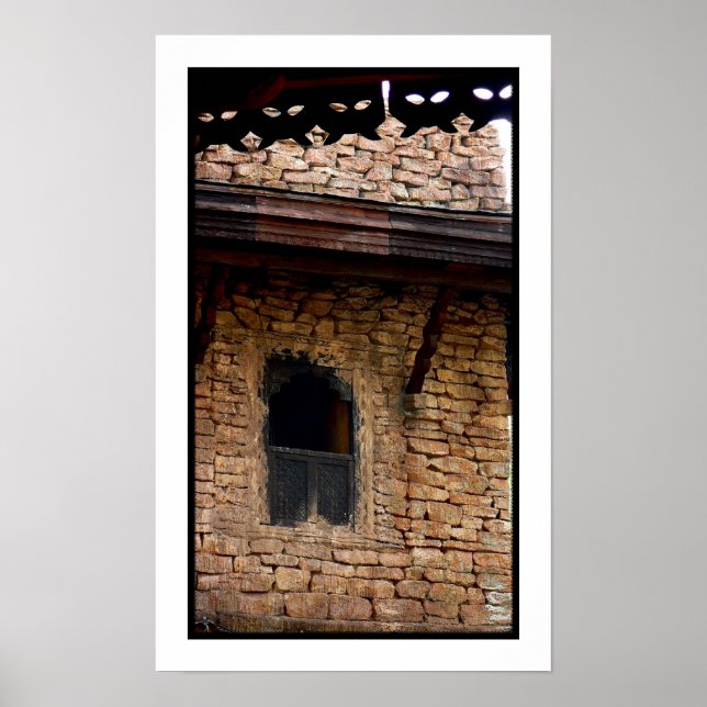 Póster Detalle de ventana (Frente)