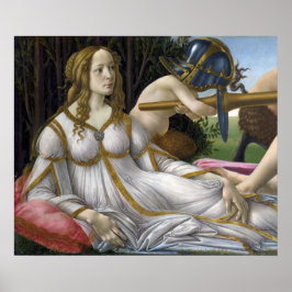 Póster Detalle de Venus, Venus y Marte por Botticelli