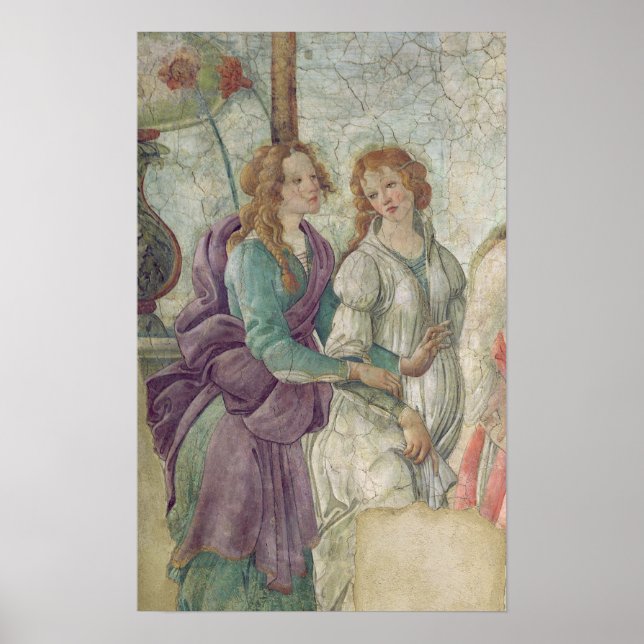 Póster Detalle de Venus y los Graces (Frente)