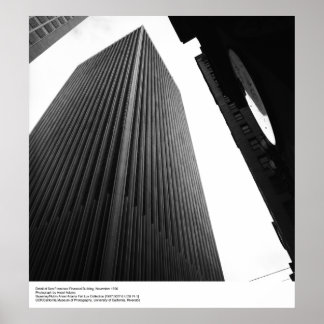 Póster Detalle del edificio financiero, 1966, por Ansel A