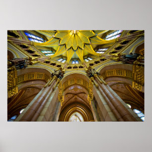 Póster Detalle del interior del edificio del Parlamento