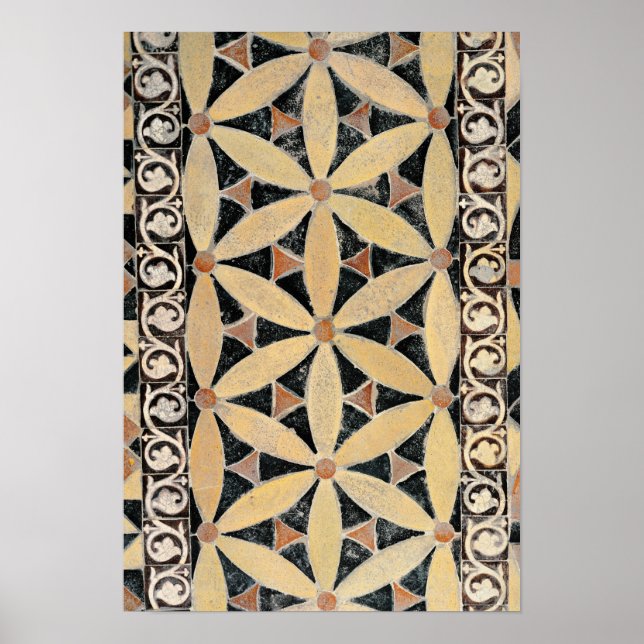 Póster Detalle del pavimento (Frente)