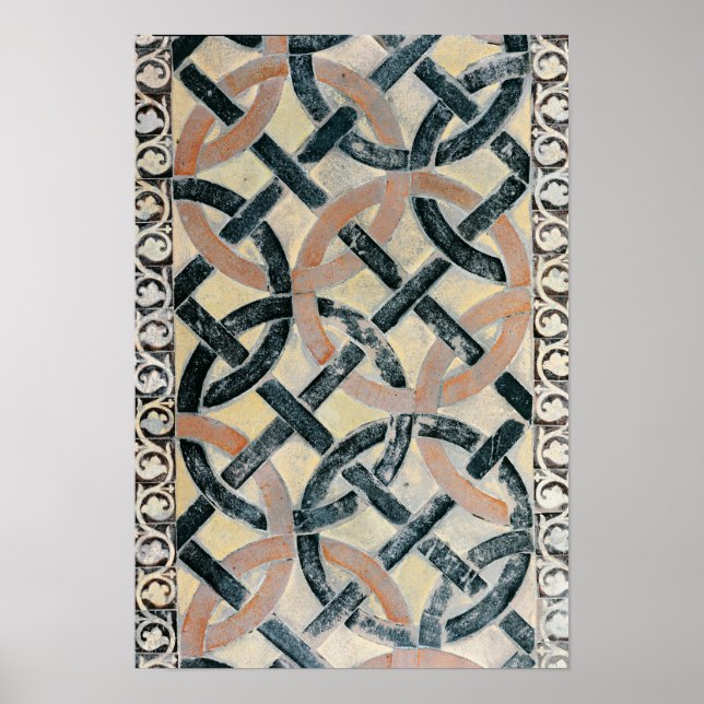 Póster Detalle del pavimento (Frente)