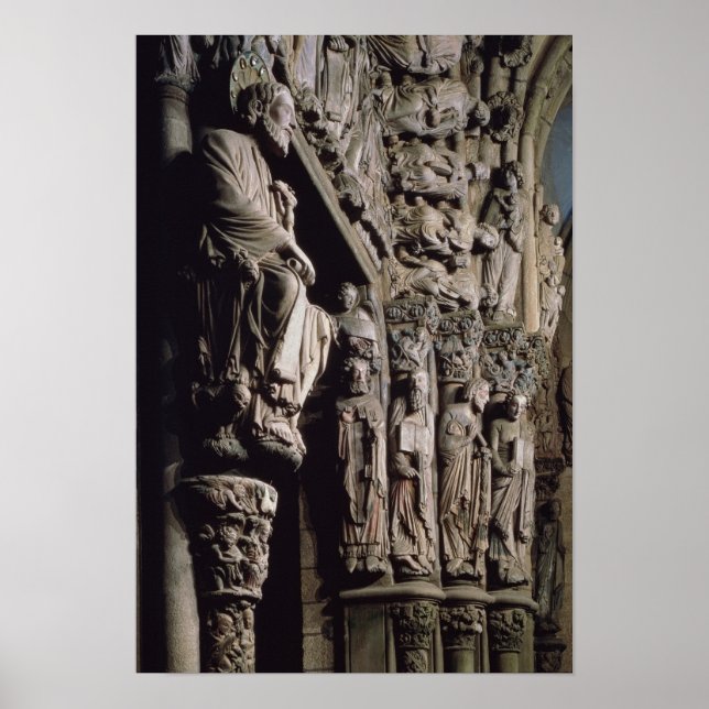 Póster Detalle del Portico (Frente)