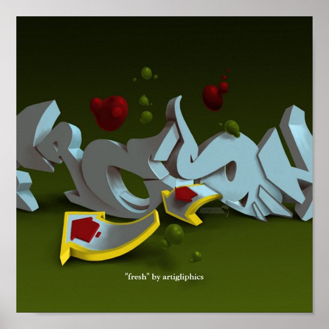 Póster Detalle "FRESCO" (Frente)