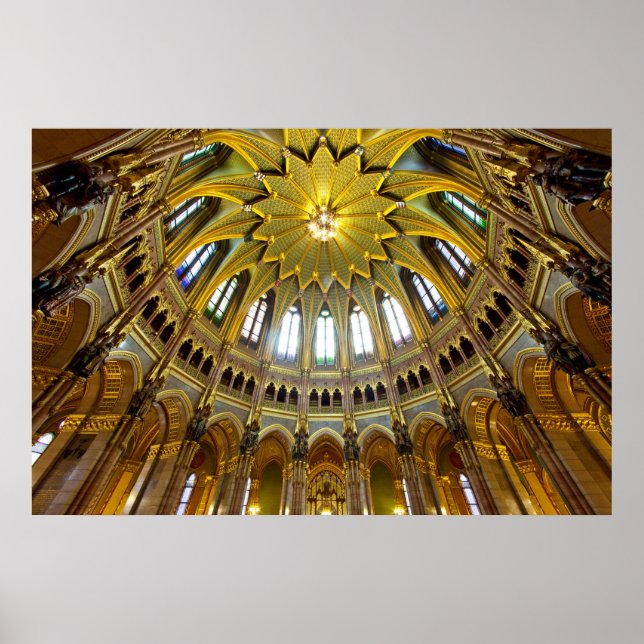 Póster Detalle Ornado del Techo, Interior (Frente)