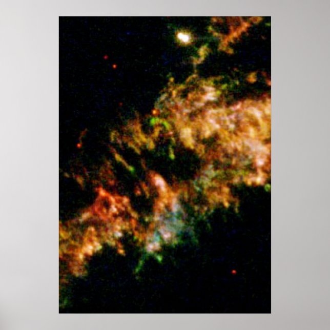 Póster Detalles de la Cassiopeia Supernova Remnant A (Frente)