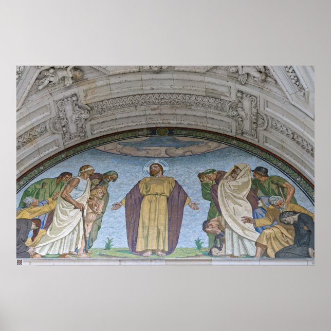 Póster Detalles de la Catedral de Berlín (Frente)